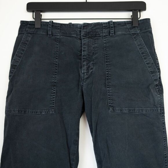 Nili Lotan Cropped French Military Pant | Carbon Gray Size 4 - Picture 5 of 8